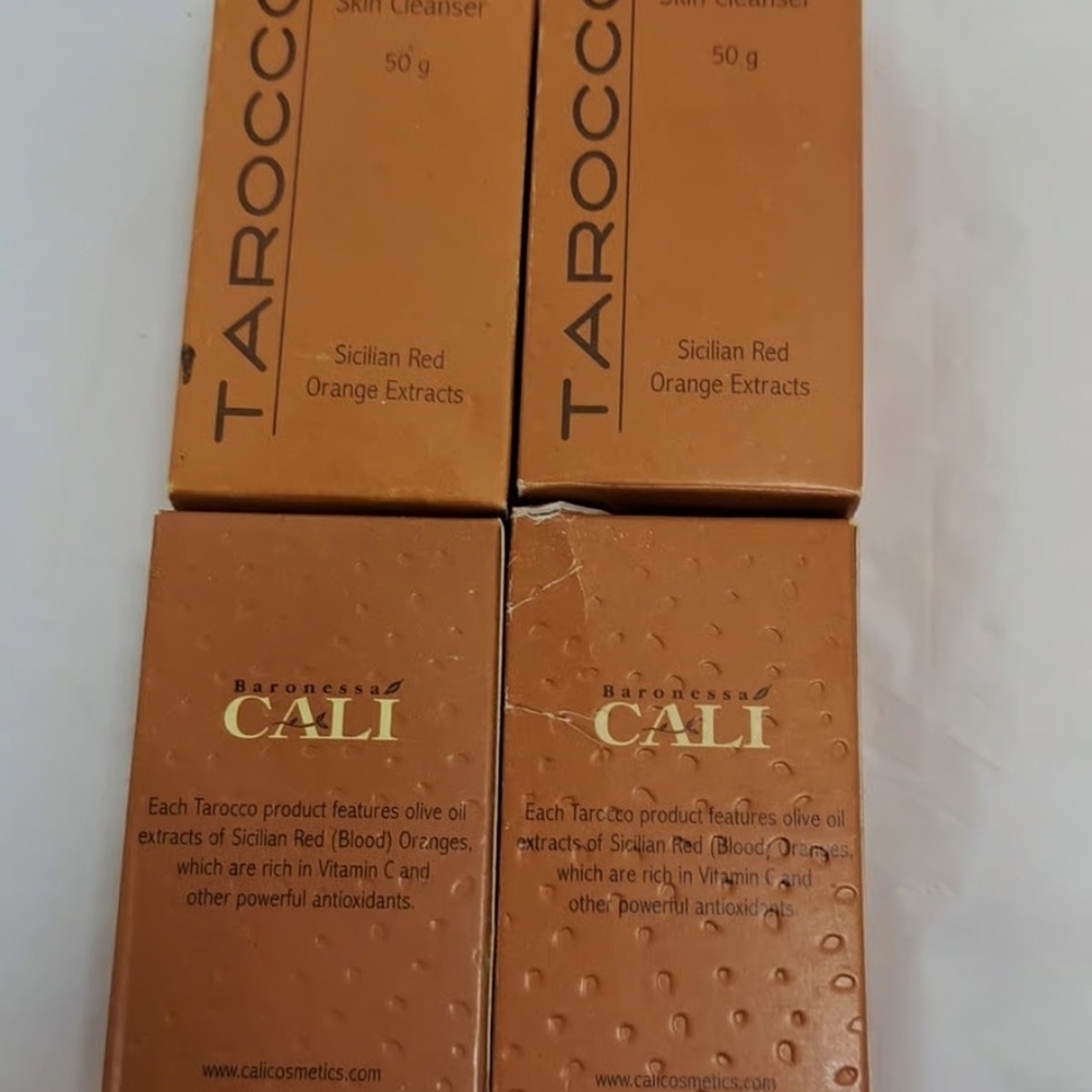 Tarocco Bar Soap Skin Cleanser 50g Sicillian Red Orange Extract-LOT OF 4